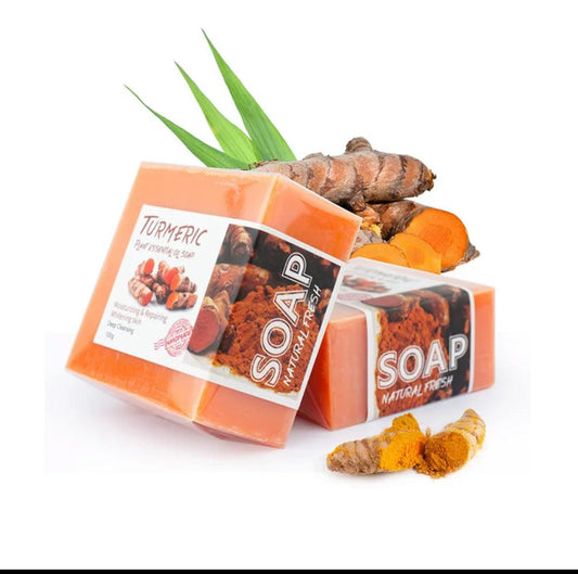 Turmeric Bar Soap Dark Spots, Acne, Soothes and Moisturizing